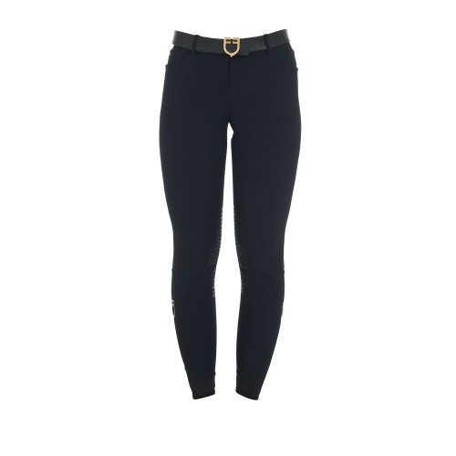 DAMSKIE LETNIE SPODNIE SLIM FIT Z BI-ELASTYCZNEJ TKANINY TECHNICZNEJ EQUESTRO