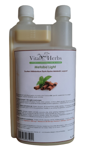 Metabo Light dla koni lub kuców z nadwagą Vital Herbs 1l 24 h