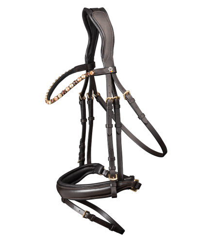 Waldhausen Ogłowie X-Line Goldheart