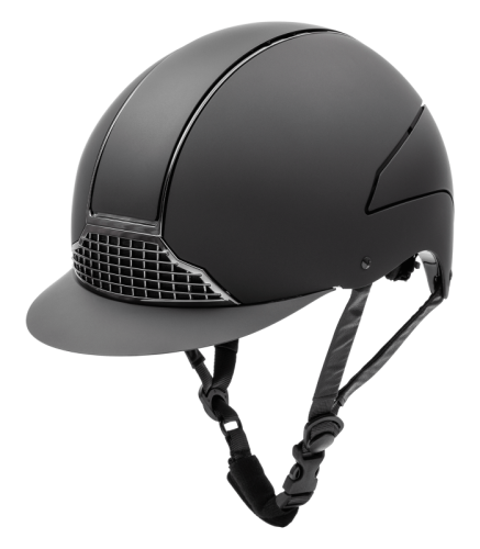 Kask jeździecki SWING  chrom