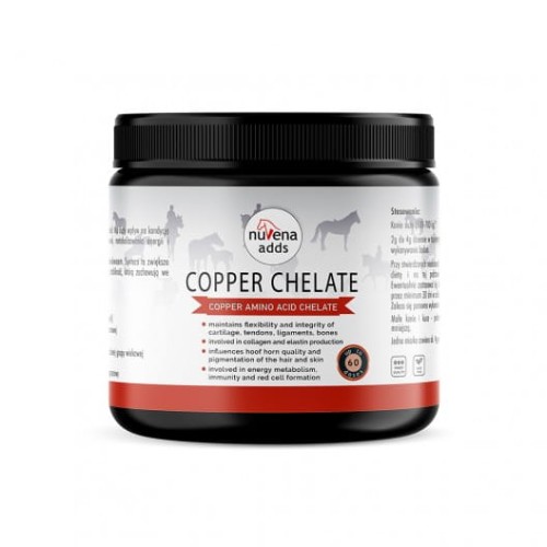 NuVena - Copper Chelate 200g - miedź dla koni, chelat aminokwasowy