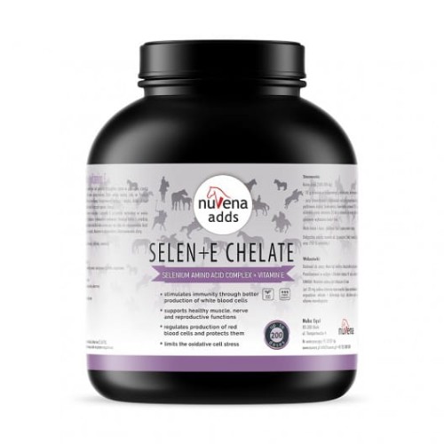 NuVena - Selen + E Chelate 2000g - chelat selenu z witaminą E dla koni  