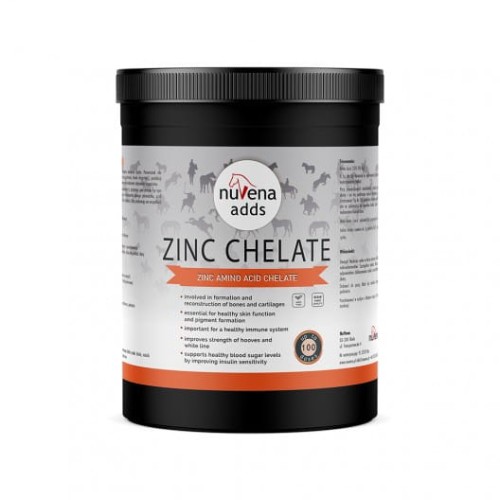 NuVena - Zinc Chelate 550g - cynk dla koni, chelat aminokwasowy 