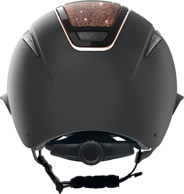 Kask jeździecki Elite Polo, różowe złoto, Covalliero4.jpg