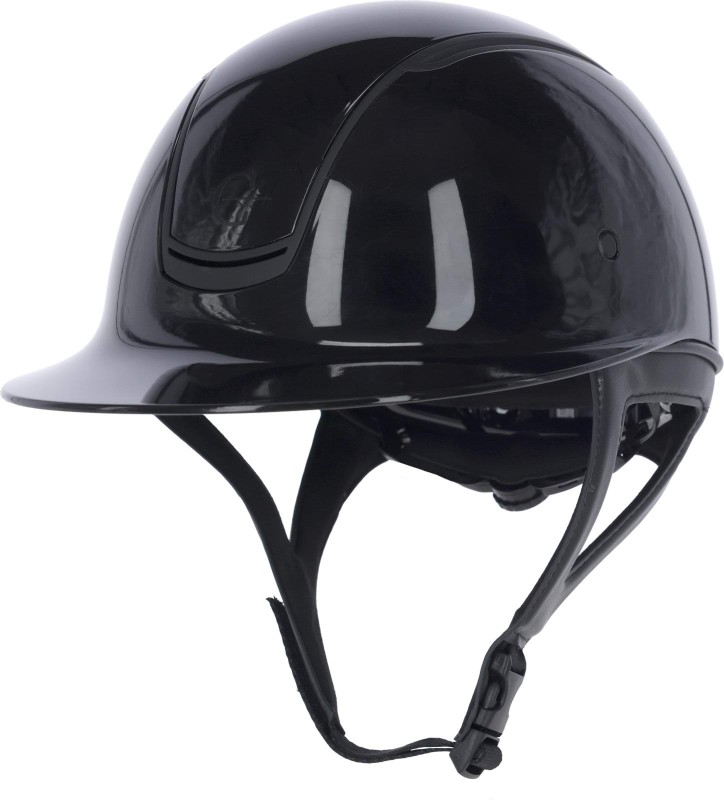 Kask jeździecki Eclipse Polo, lakierowany czarny, Covalliero.jpg