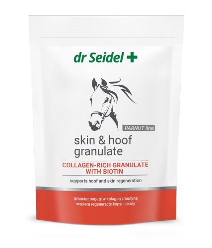 Skin & hoof granulate Dr. Seidel 1,5 kg- wspiera regenerację kopyt i skóry