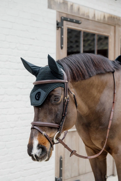 Pleciony nachrapnik flash, ergonomiczny nagłówek, komfort i stabilność konia1.webp