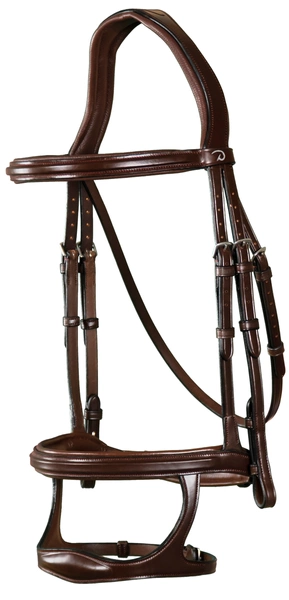 podwójny nachrapnik, ergonomiczny nagłówek, komfort i stabilność konia.webp