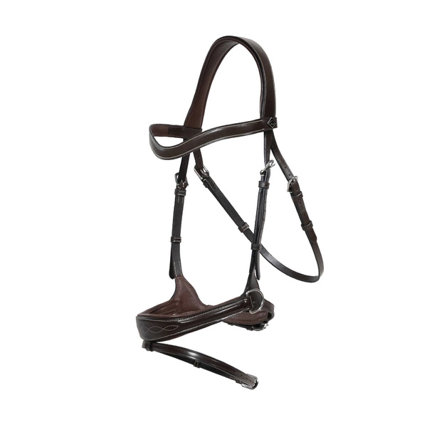 ergonomiczny nagłówek, szeroki nachrapnik, komfort i stabilność konia6.webp