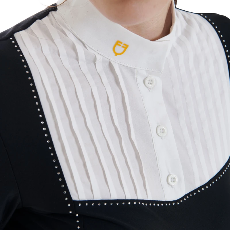 Damska dopasowana koszulka polo konkursowa z dżetami1.jpg