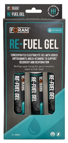 FORAN Refuel Gel Triple Pack - 30ml x 3 - skoncentrowany żel elektrolitowy z dodatkiem przeciwutleniaczy i witamin z grupy B w turbostrzykawce