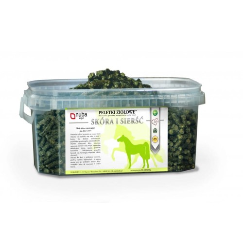 Zioła dla koni poprawiające stan skóry i sierści 1300g "Skóra i sierść" 