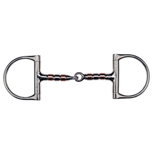 Wędzidło ROLLER DEE - oliwkowe z rolkami